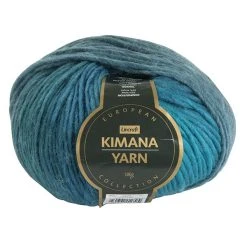 European Collection Kimana Crochet & Knitting Yarn, Ocean Mix- 100g Wool Acrylic Yarn