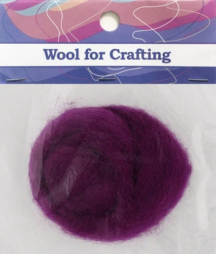 Lincraft Roving - Purple - 10g - Image 2