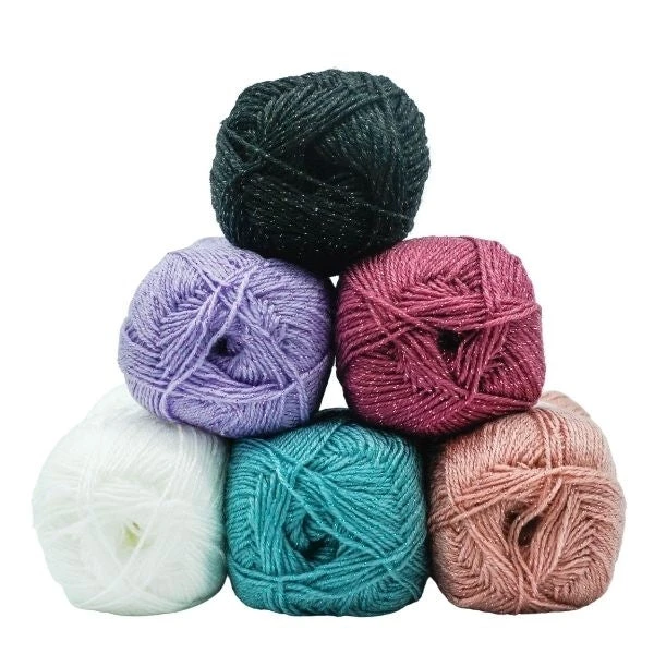 Makr Razzle Crochet & Knitting Yarn, White- 100g Acrylic Polyamide Yarn - Image 2