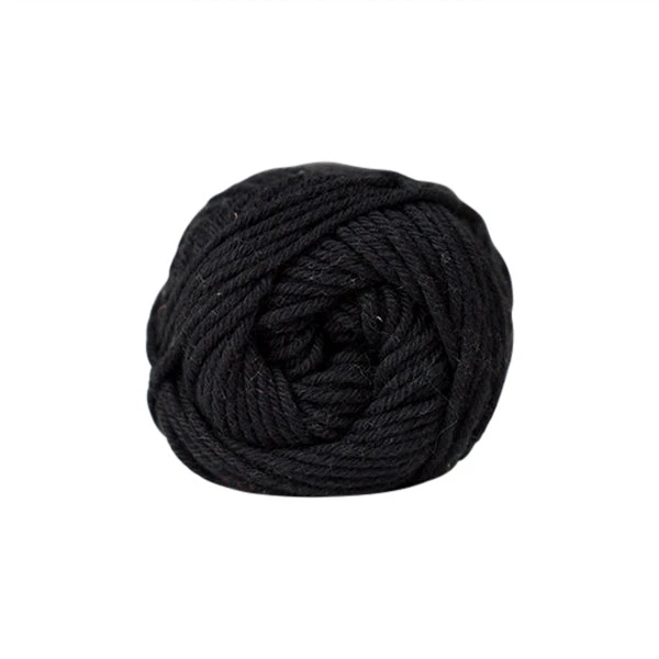 Makr Cotton Crochet & Knitting Yarn 8ply, Black- 50g Cotton Yarn - Image 2